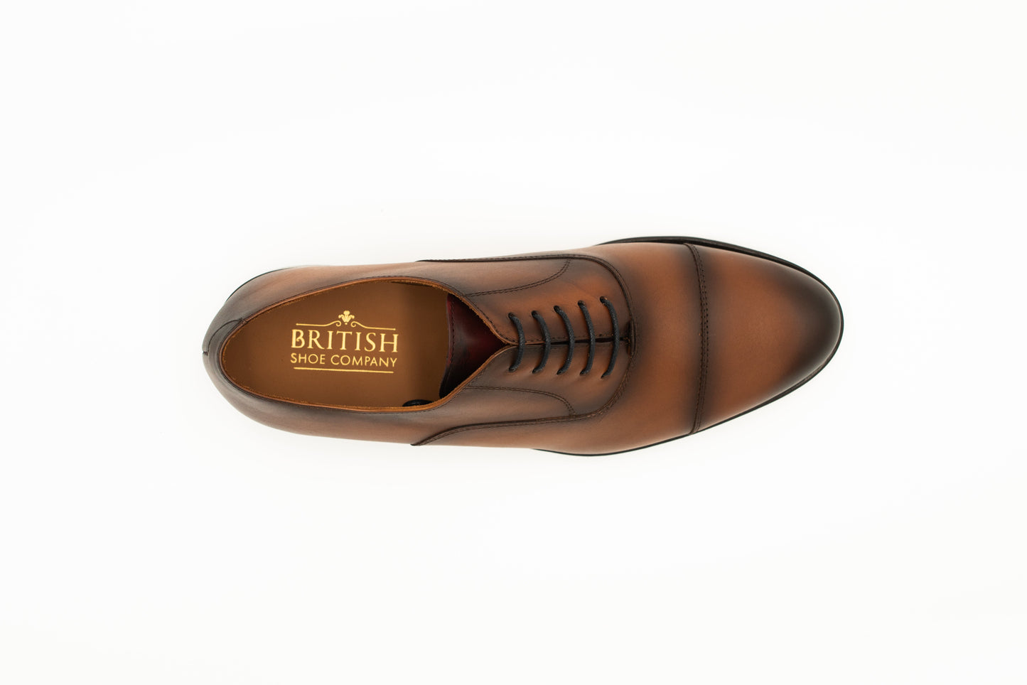 British Shoe Company Men's Oxford Leather Shoes