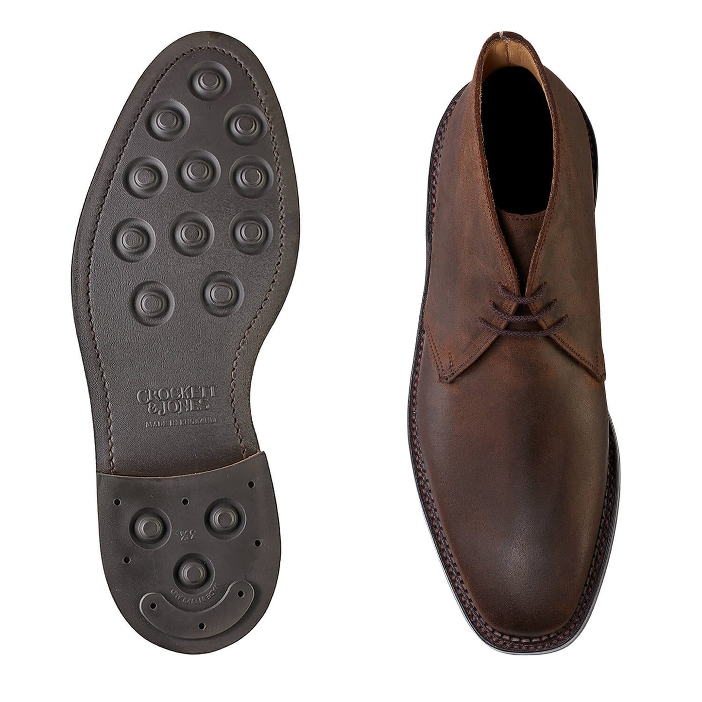 Crockett & Jones Men's Molton Lace-Up Boots