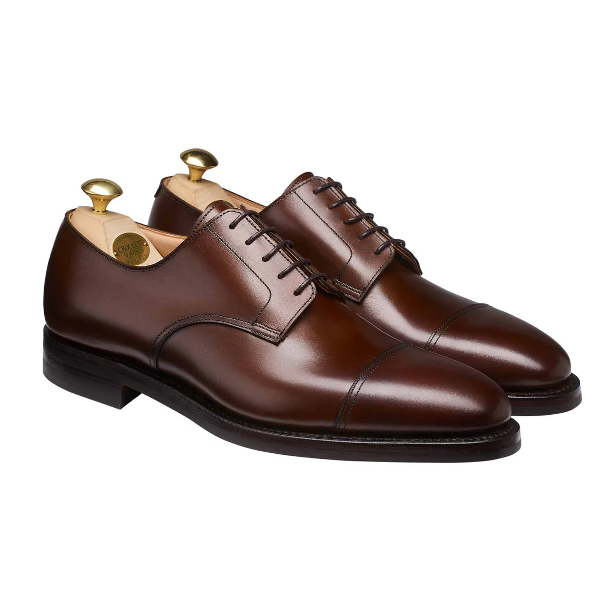 Crockett & Jones Men's Ripon Leather Lace-Up Shoes