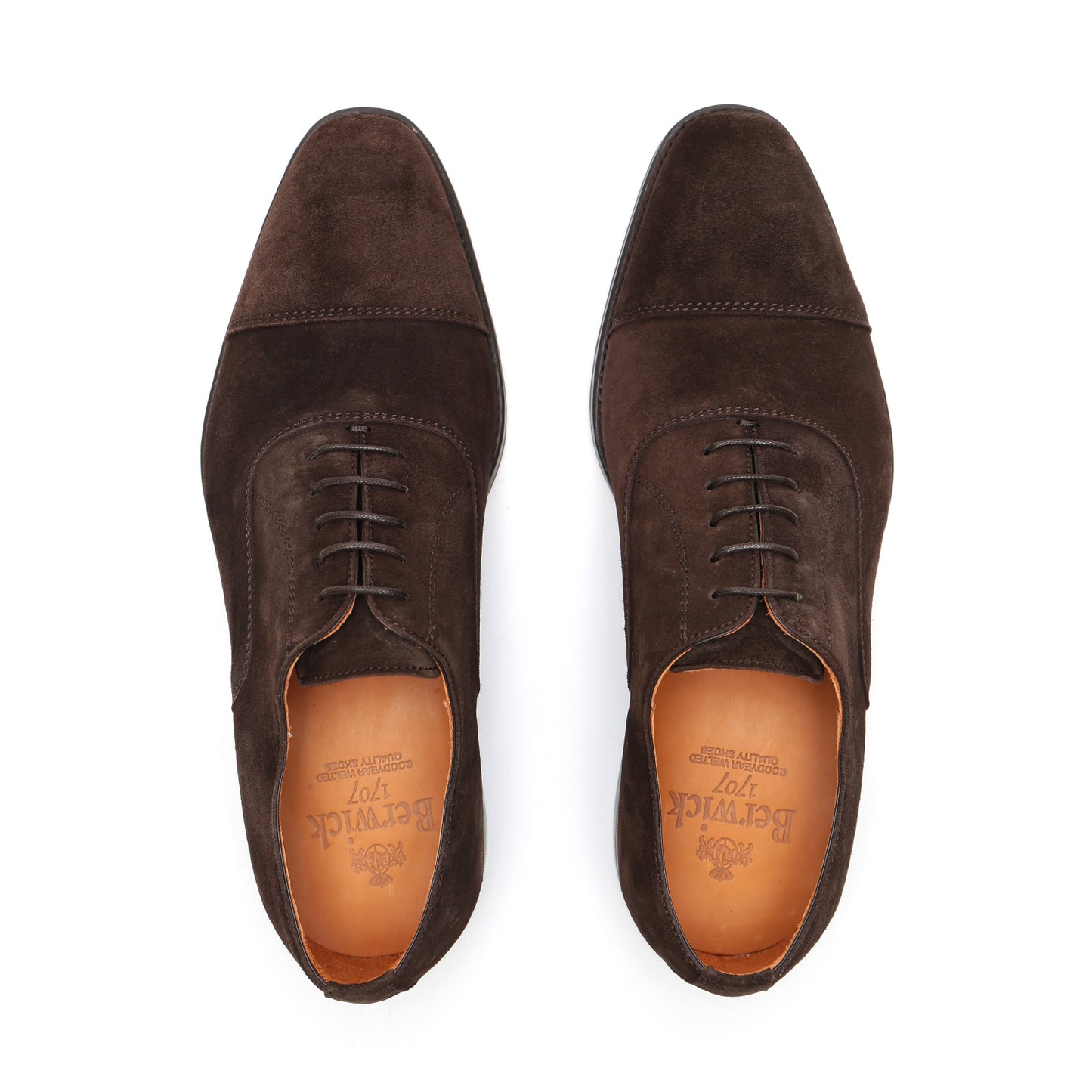Berwick Men's Toe Cap Suede Oxford Shoes 5217/K3
