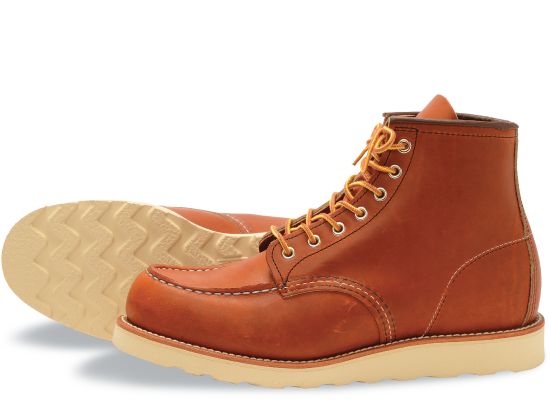 Red Wing Men's Classic Moc Leather Lace-Up Boots 875