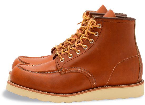 Red Wing Men's Classic Moc Leather Lace-Up Boots 875