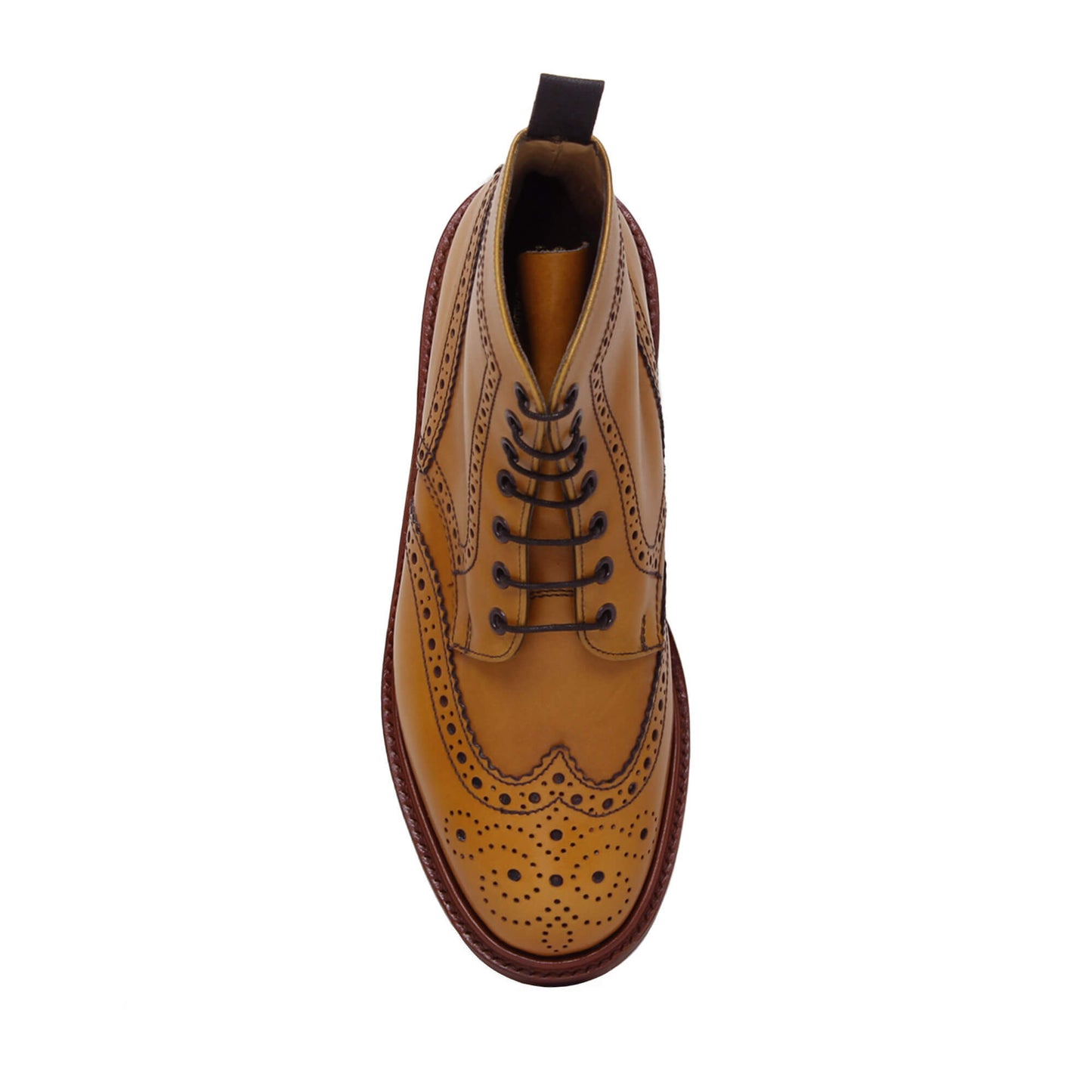 Sanders Men's Aintree Leather Brogue Boots 9316/LT