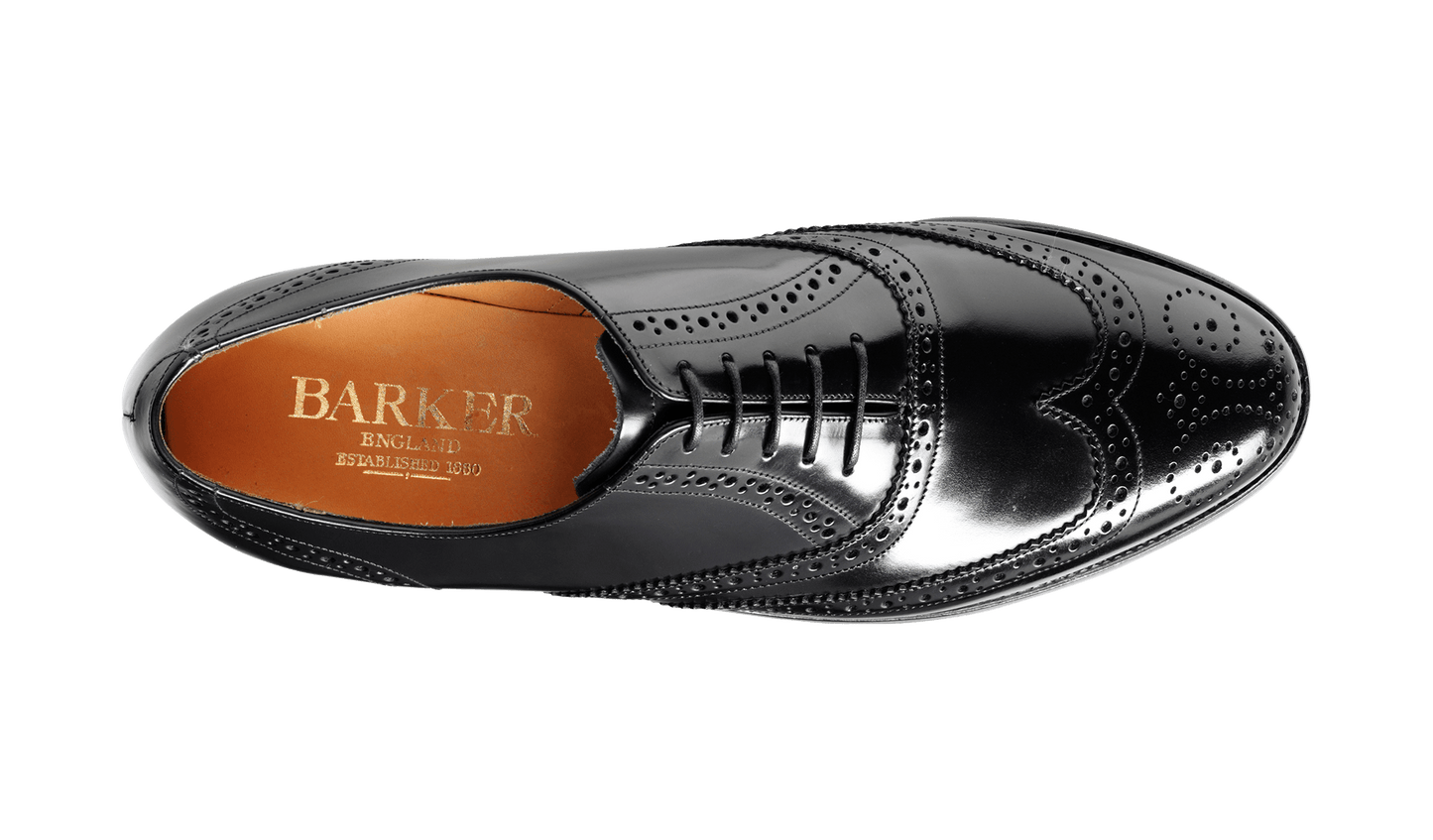 Barker Men's Albert Leather Brogue Shoes 6642/37 - British Shoe Company