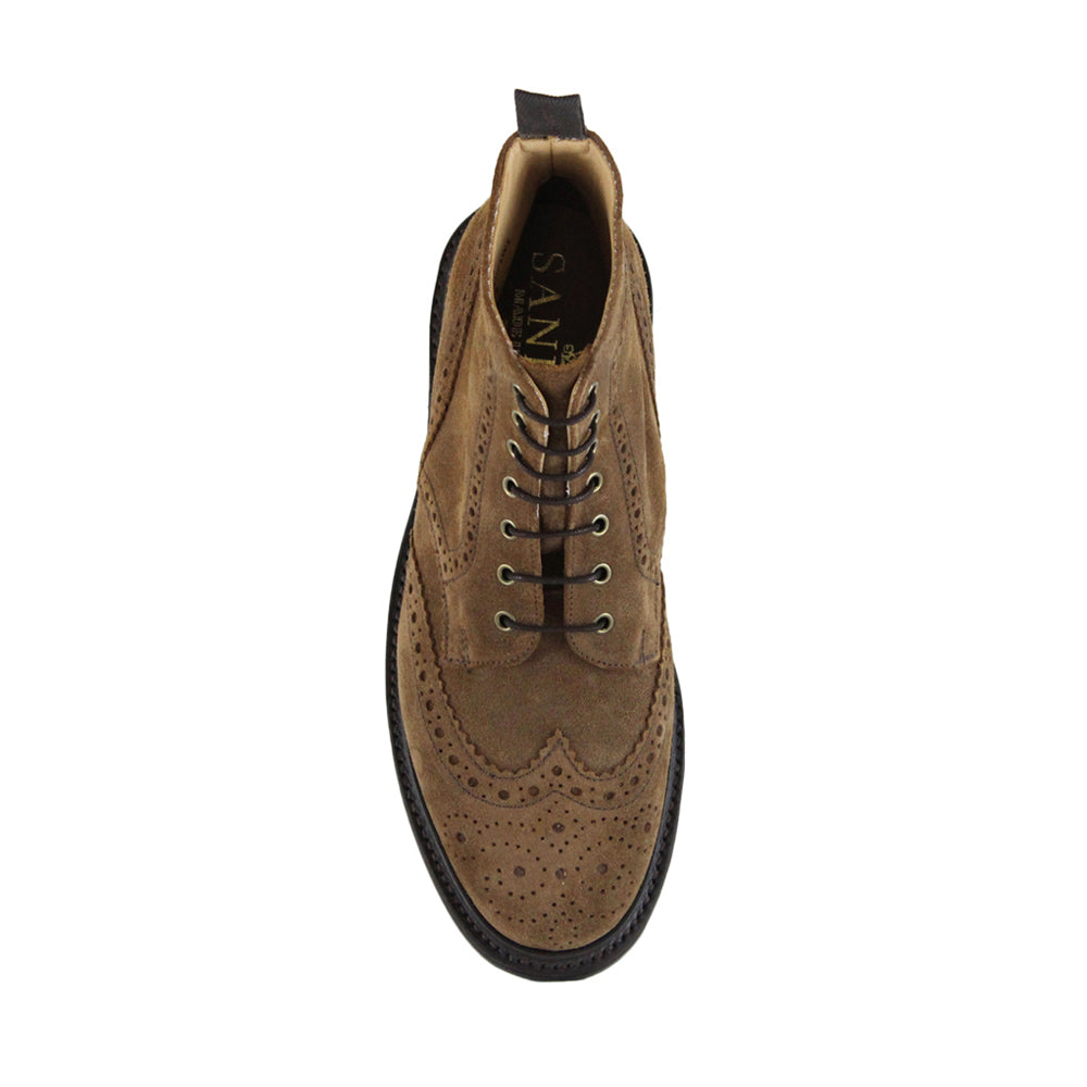 Suede brogue clearance boots mens