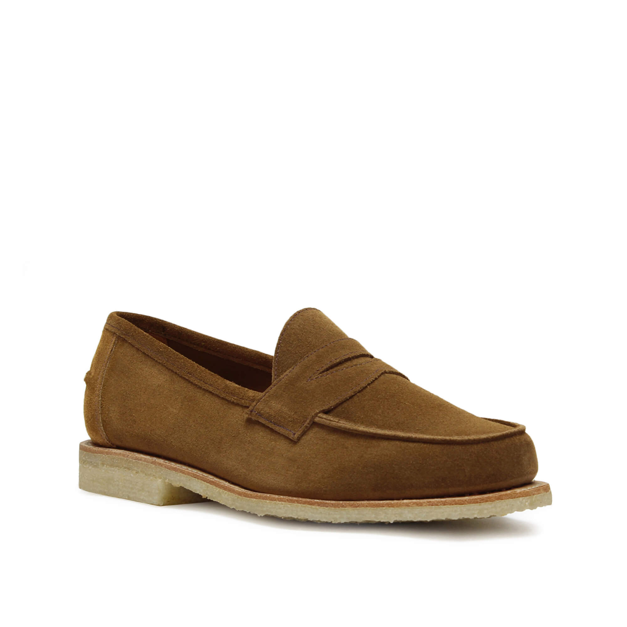 Suede leather slip deals on shoes