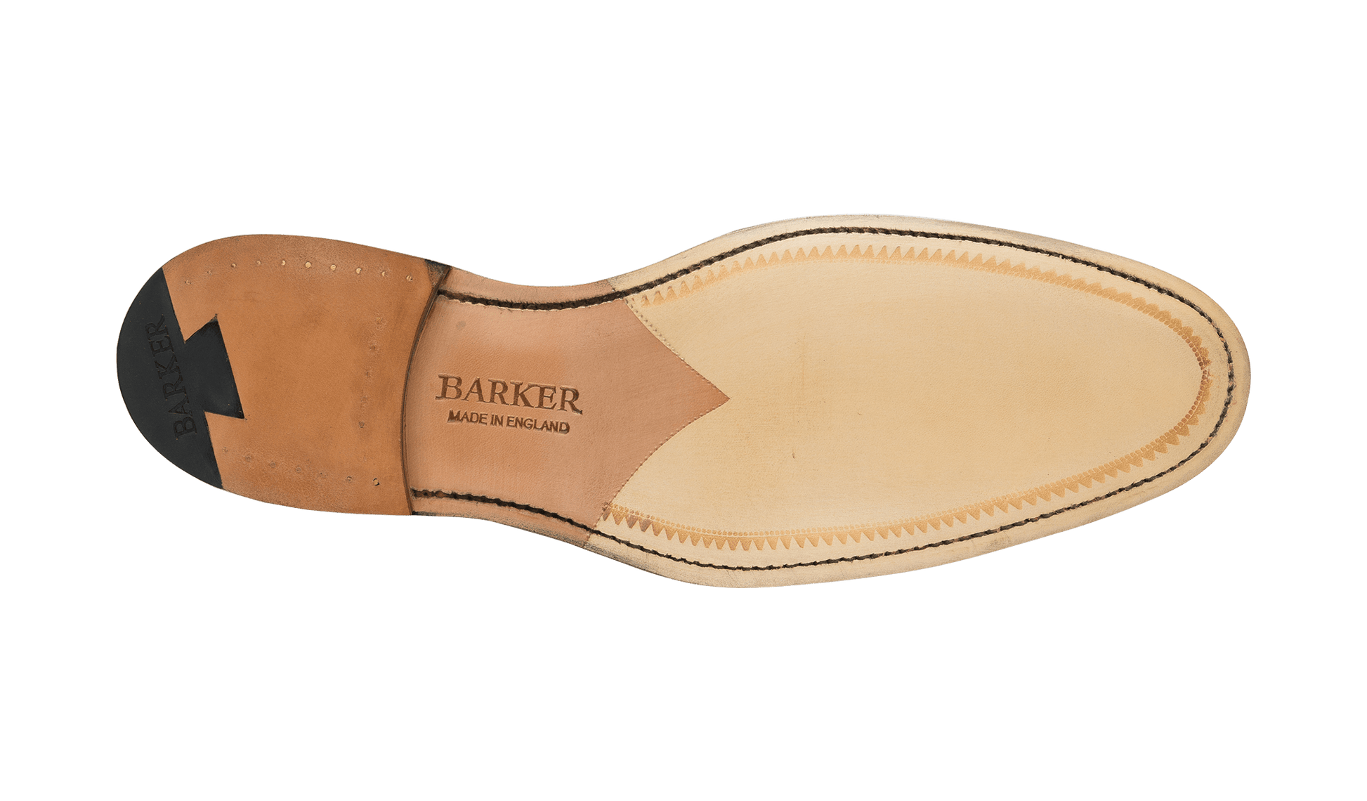 Barker Men's Grant Leather Brogue Shoes 3372/26 - British Shoe Company