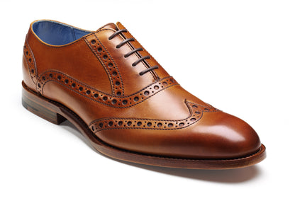 Barker Men's Grant Leather Brogue Shoes 3372/26 - British Shoe Company