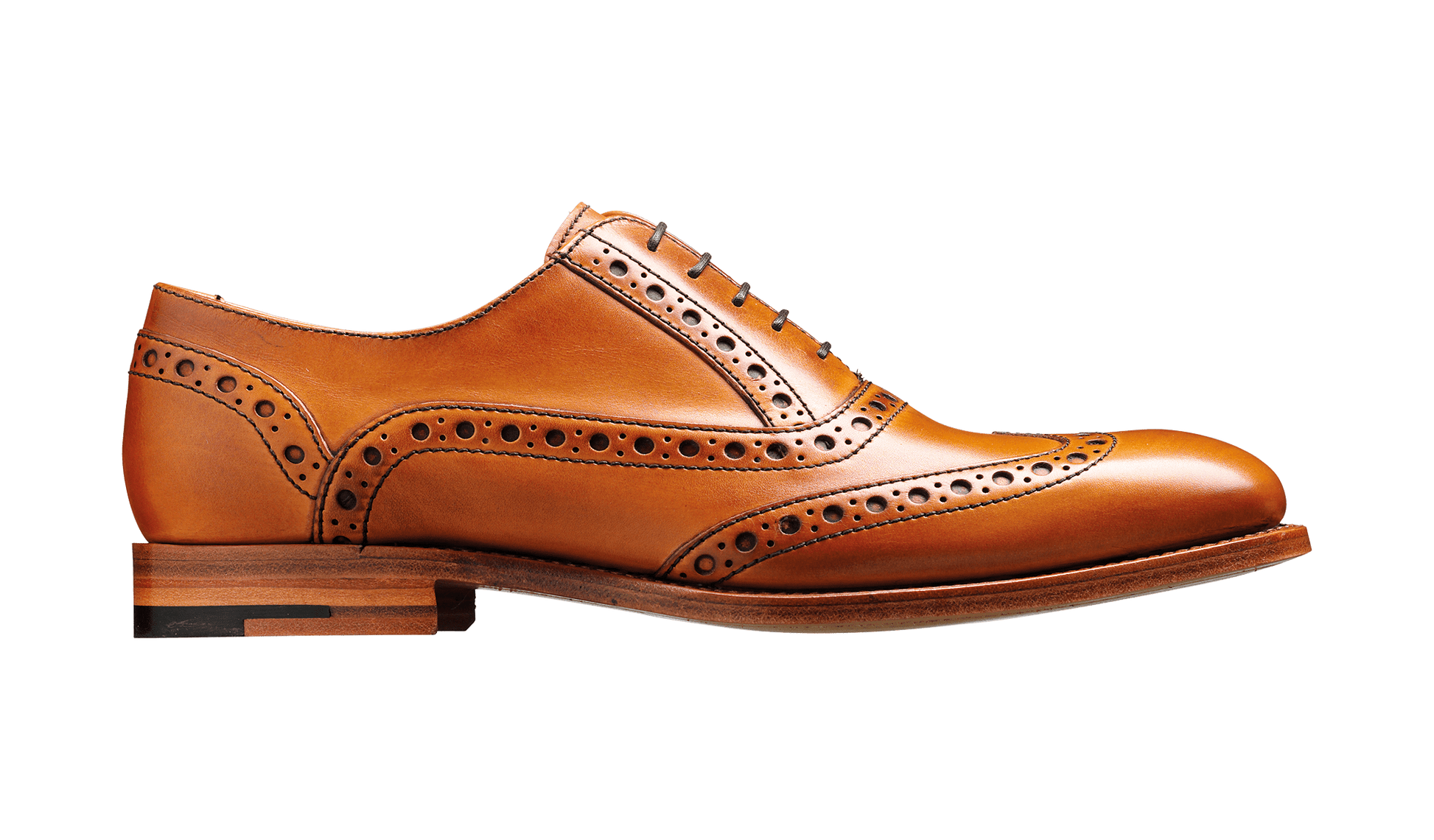 Barker Men's Grant Leather Brogue Shoes 3372/26 - British Shoe Company