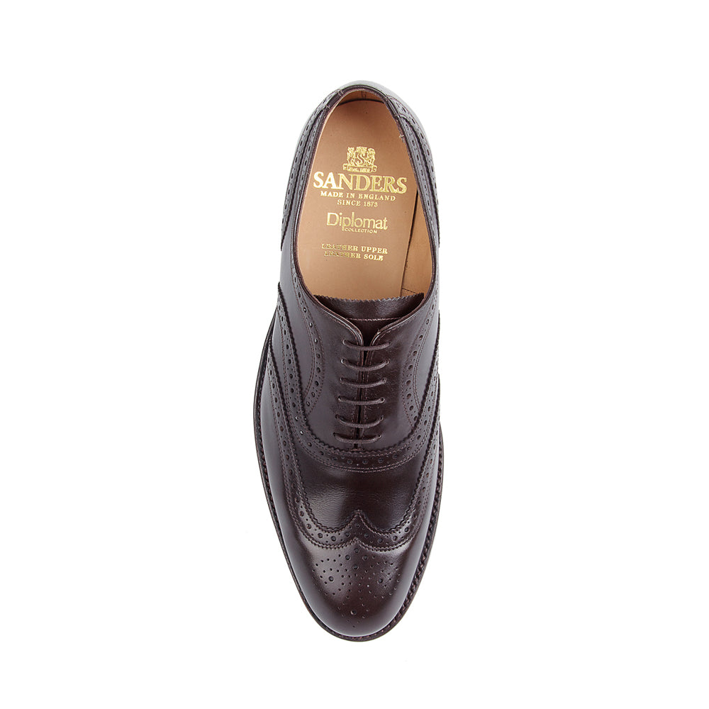 Sanders Men's London Leather Brogue Shoes 8468/TD
