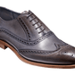 Barker Men's Valiant Leather Brogue Shoes 4178/66 - British Shoe Company