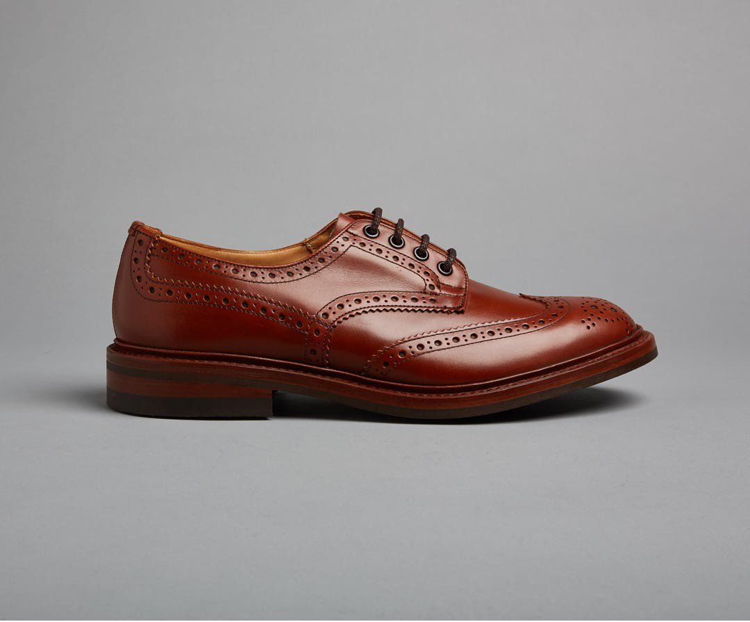 Tricker's Bourton Dainite Sole-Marron-British Shoe Company