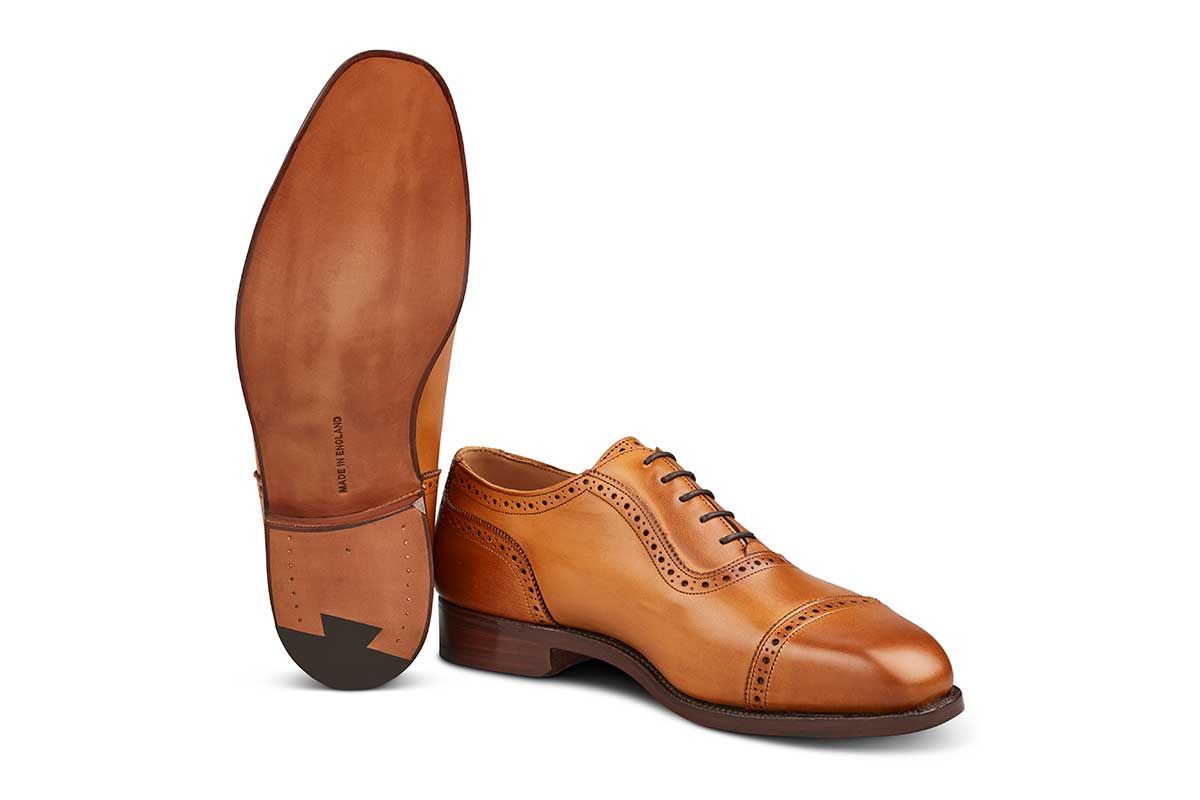 Tricker's Men's Belgrave Leather Half Brogue Shoes 6143/1