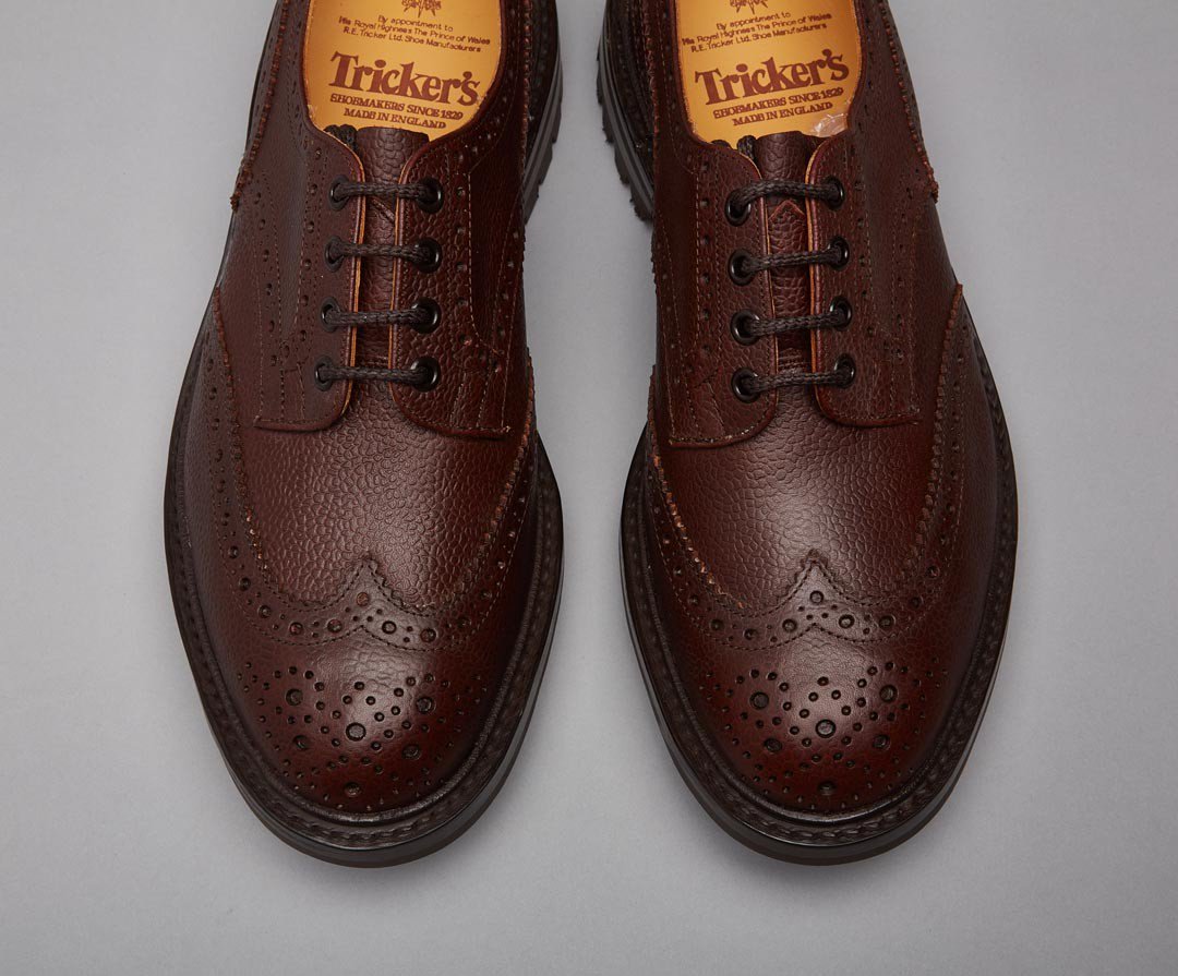 Tricker's Ilkley-Brown Zug Grain-British Shoe Company