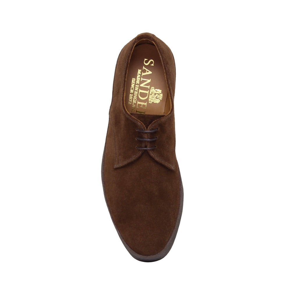 Sanders Men's Lo-Top Suede Plain Gibson Shoes 7995PSS