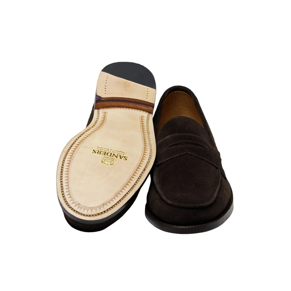 Sanders Men's Madrid Leather Slip-On Shoes 9486TDSP